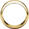 Picture of 14K Gold 10 mm Half Round Band