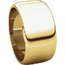 Picture of 14K Gold 10 mm Half Round Band