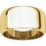 Picture of 14K Gold 10 mm Half Round Band