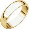 Picture of 14K Gold 5 mm Half Round Band