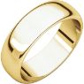 Picture of 14K Gold 6 mm Half Round Band