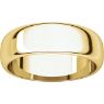 Picture of 14K Gold 6 mm Half Round Band