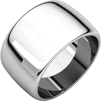 Picture of 14K Gold 12 mm Half Round Band