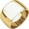 Picture of 14K Gold 12 mm Half Round Band
