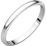 Picture of 14K Gold 2 mm Half Round Light Band