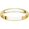 Picture of 14K Gold 2.5 mm Half Round Light Band