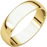 Picture of 14K Gold 5 mm Half Round Light Band