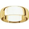 Picture of 14K Gold 6 mm Half Round Light Band