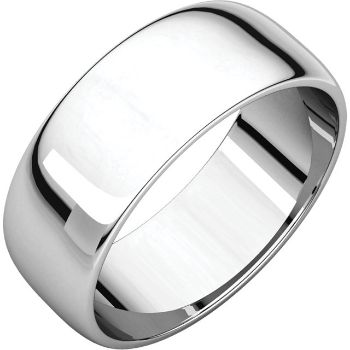 Picture of 14K Gold 7 mm Half Round Light Band