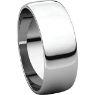 Picture of 14K Gold 7 mm Half Round Light Band