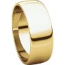 Picture of 14K Gold 7 mm Half Round Light Band