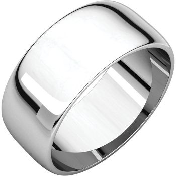 Picture of 14K Gold 8 mm Half Round Light Band