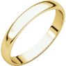 Picture of 14K Gold 3 mm Half Round Light Band