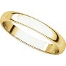 Picture of 14K Gold 3 mm Half Round Light Band