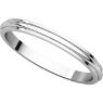 Picture of 14K Gold 2 mm Half Round Edge Band