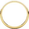 Picture of 14K Gold 2 mm Half Round Edge Band