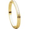 Picture of 14K Gold 2 mm Half Round Edge Band