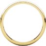 Picture of 14K Gold 2.5 mm Half Round Edge Band