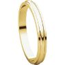 Picture of 14K Gold 2.5 mm Half Round Edge Band