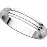 Picture of 14K Gold 3 mm Half Round Edge Band