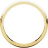 Picture of 14K Gold 3 mm Half Round Edge Band