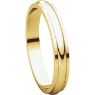 Picture of 14K Gold 3 mm Half Round Edge Band