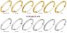 Picture of 14K Gold 3 mm Half Round Edge Band