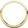 Picture of 14K Gold 4 mm Half Round Edge Band