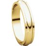 Picture of 14K Gold 4 mm Half Round Edge Band