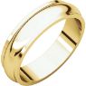 Picture of 14K Gold 5 mm Half Round Edge Band