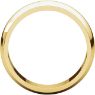 Picture of 14K Gold 6 mm Half Round Edge Band