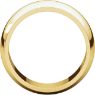 Picture of 14K Gold 8 mm Half Round Edge Band