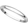 Picture of 14K 2.5 mm Half Round Tapered Band