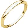 Picture of 14K 2.5 mm Half Round Tapered Band