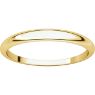 Picture of 14K 2.5 mm Half Round Tapered Band