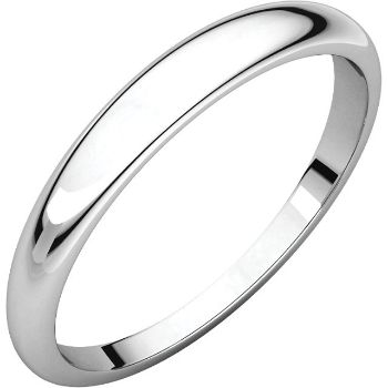 Picture of 14K 3 mm Half Round Tapered Band