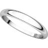 Picture of 14K 3 mm Half Round Tapered Band