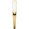 Picture of 14K 3 mm Half Round Tapered Band