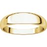 Picture of 14K 5 mm Half Round Tapered Band