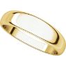 Picture of 14K 5 mm Half Round Tapered Band
