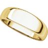 Picture of 14K 6 mm Half Round Tapered Band