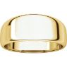 Picture of 14K 8 mm Half Round Tapered Band
