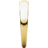 Picture of 14K 4 mm Half Round Tapered Band
