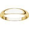 Picture of 14K 4 mm Half Round Tapered Band