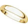 Picture of 14K 4 mm Half Round Tapered Band