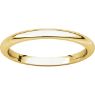 Picture of 14K Gold 2 mm Comfort Fit Wedding Band