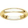 Picture of 14K Gold 3 mm Comfort Fit Wedding Band