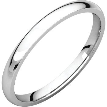 Picture of 14K Gold 2 mm Comfort Fit Light Wedding Band