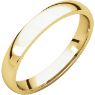 Picture of 14K Gold 3 mm Comfort Fit Light Wedding Band