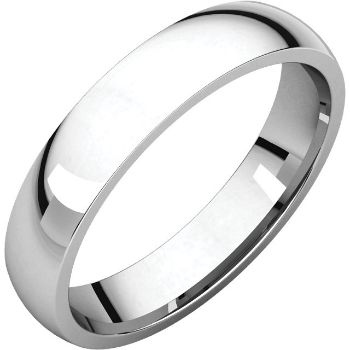 Picture of 14K Gold 4 mm Comfort Fit Light Wedding Band